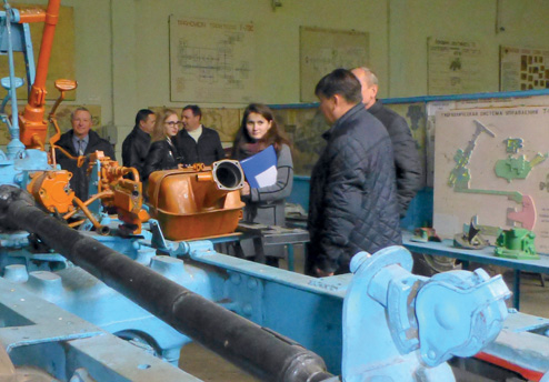 Schulungsräume für Agrartechnik am Agrar-College Myrohoschanskyy